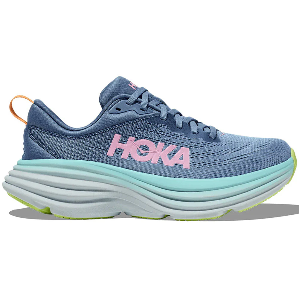Women's Hoka Bondi 8, Shadow/Dusk, 6.5 D Wide