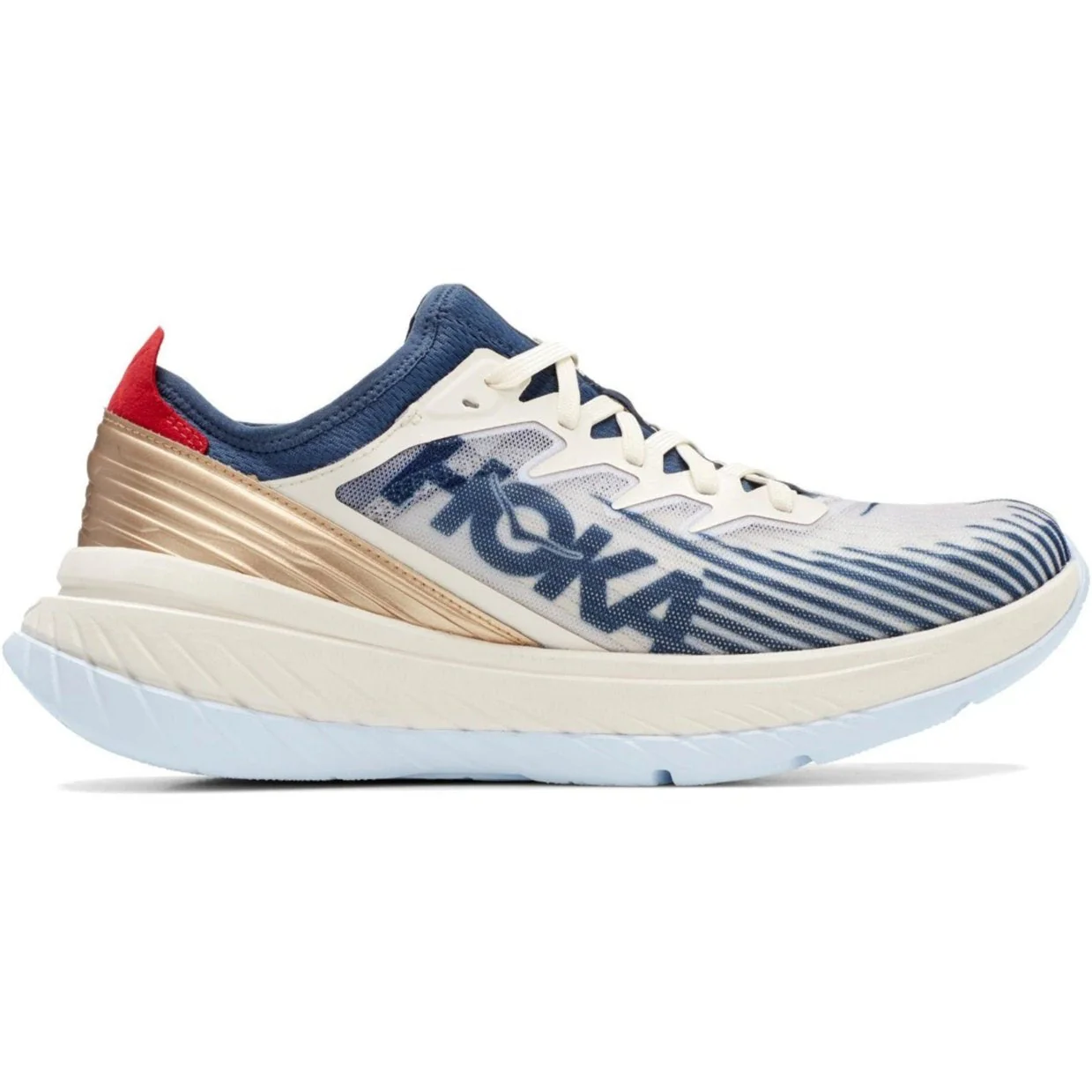 Women's Hoka Carbon X-SPE, Tofu/White, 9 B Medium