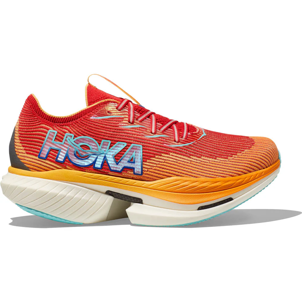 Women's Hoka Cielo X1, Cerise/Solar Flare, 8 B Medium