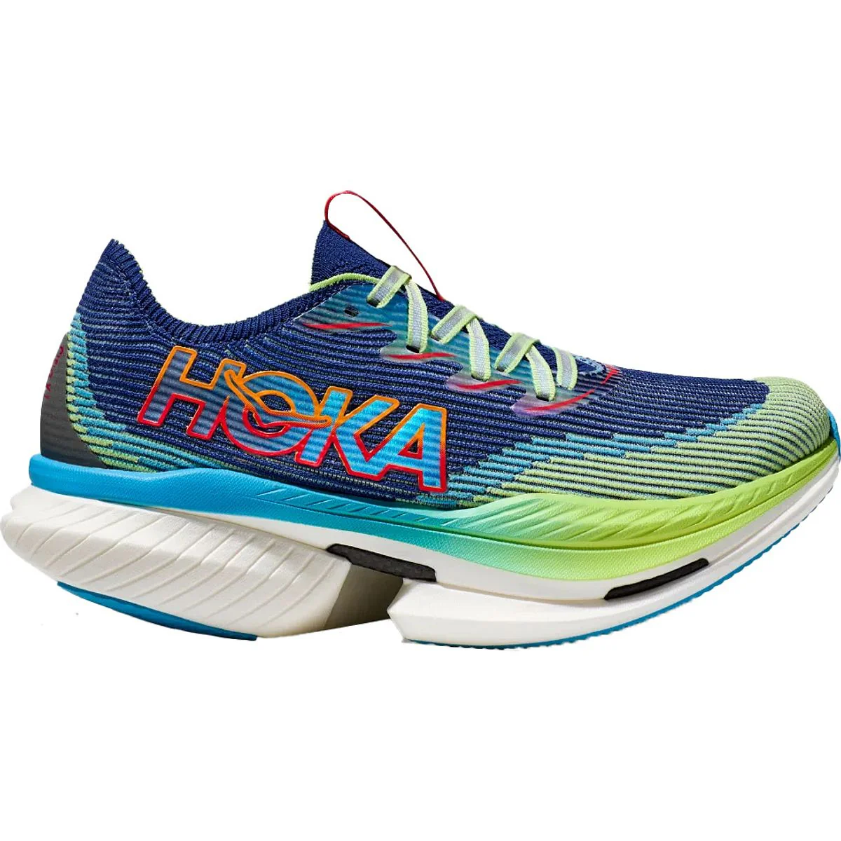 Women's Hoka Cielo X1, Evening Sky/Lettuce, 8 B Medium