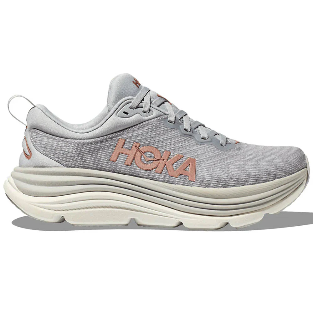 Women's Hoka Gaviota 5, Harbor Mist/Rose Gold, 6.5 B Medium