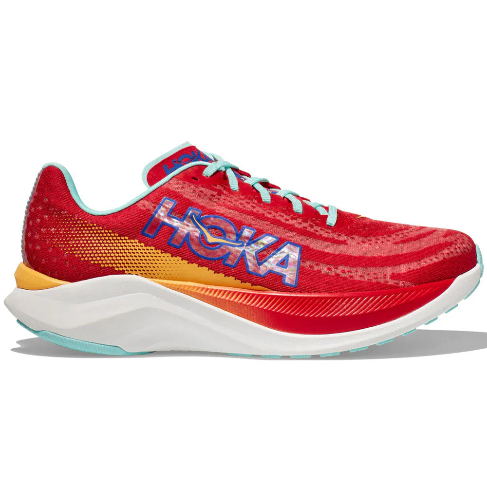 Women's Hoka Mach X, Cerise/Cloudless, 10 B Medium