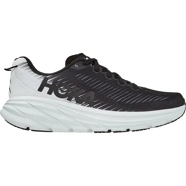 Women's Hoka Rincon 3, Black/White, 11 B Medium