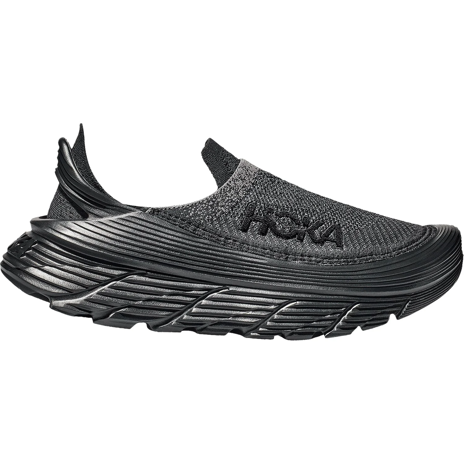 Women's Hoka Restore TC, Black/Black, 9 B Medium