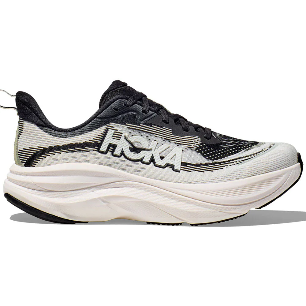 Women's Hoka Skyflow, Black/White, 8 B Medium