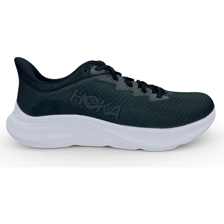 Women's Hoka Solimar, Black/White, 6 D Wide