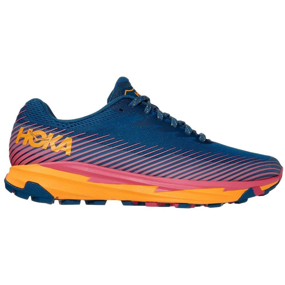 Women's Hoka Torrent 2, Moroccan Blue/Saffron, 9.5 B Medium