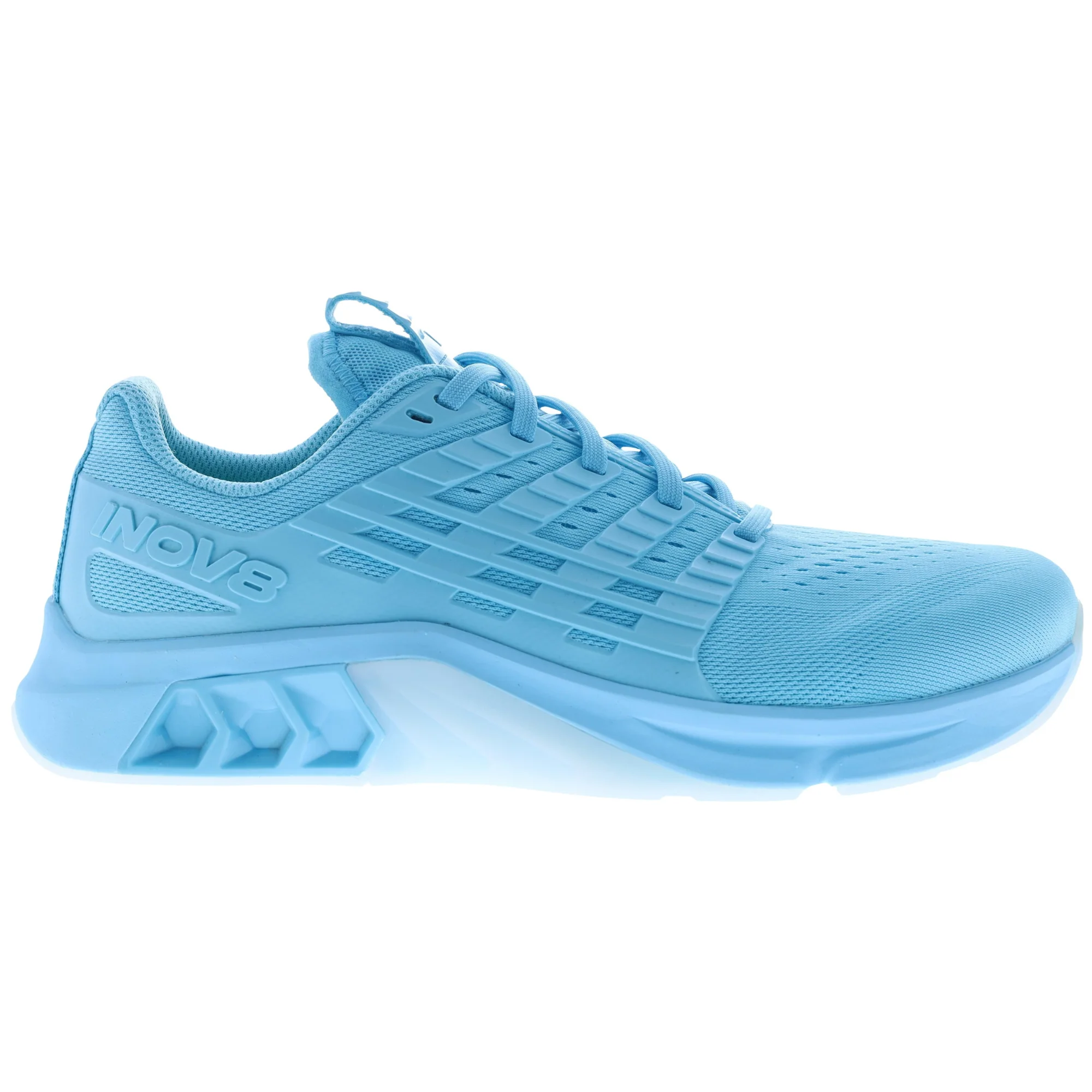Women's Inov8 F-Lite Max, Blue/Clear, 11 D Wide