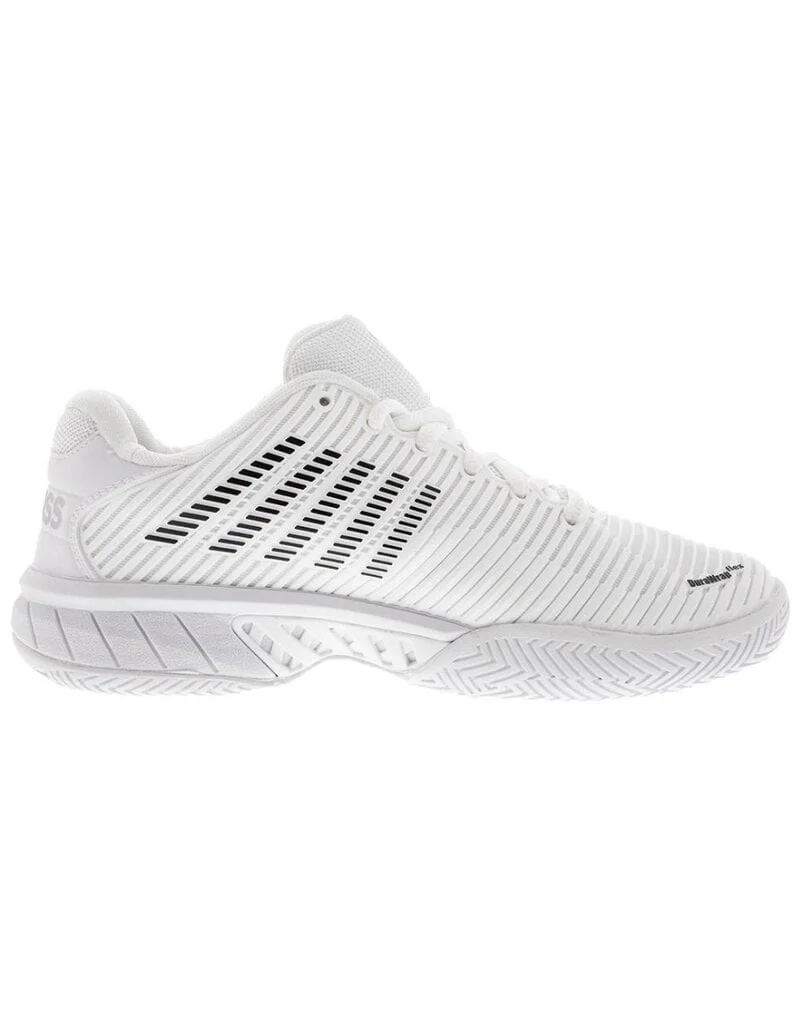 Women's K-Swiss Hypercourt Express 2, White/Black, 8 B Medium