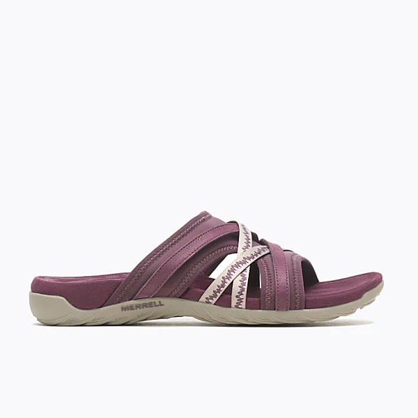Women's Merrell Terran 3 Cush Slide, Burgundy, 7 B Medium