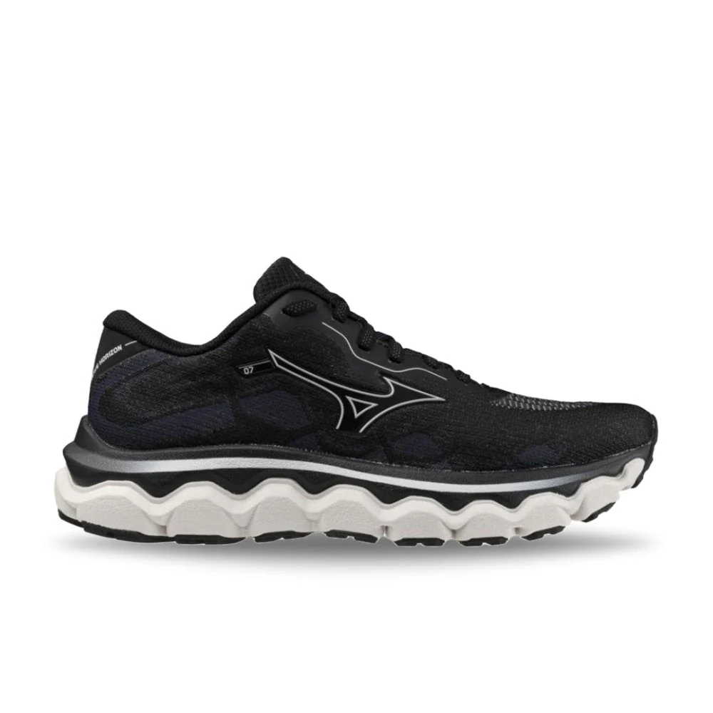 Women's Mizuno Wave Horizon 7, Black/Nimbus Cloud, 8 B Medium