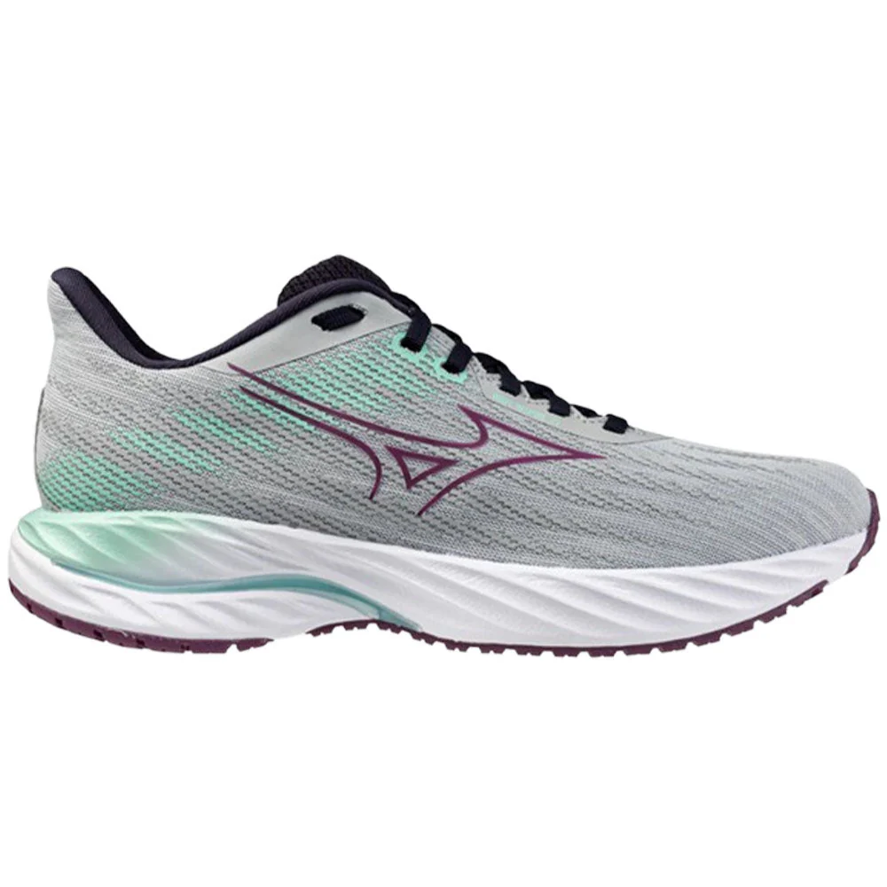 Women's Mizuno Wave Inspire 21, Pearl Blue/Dark Purple, 8 B Medium