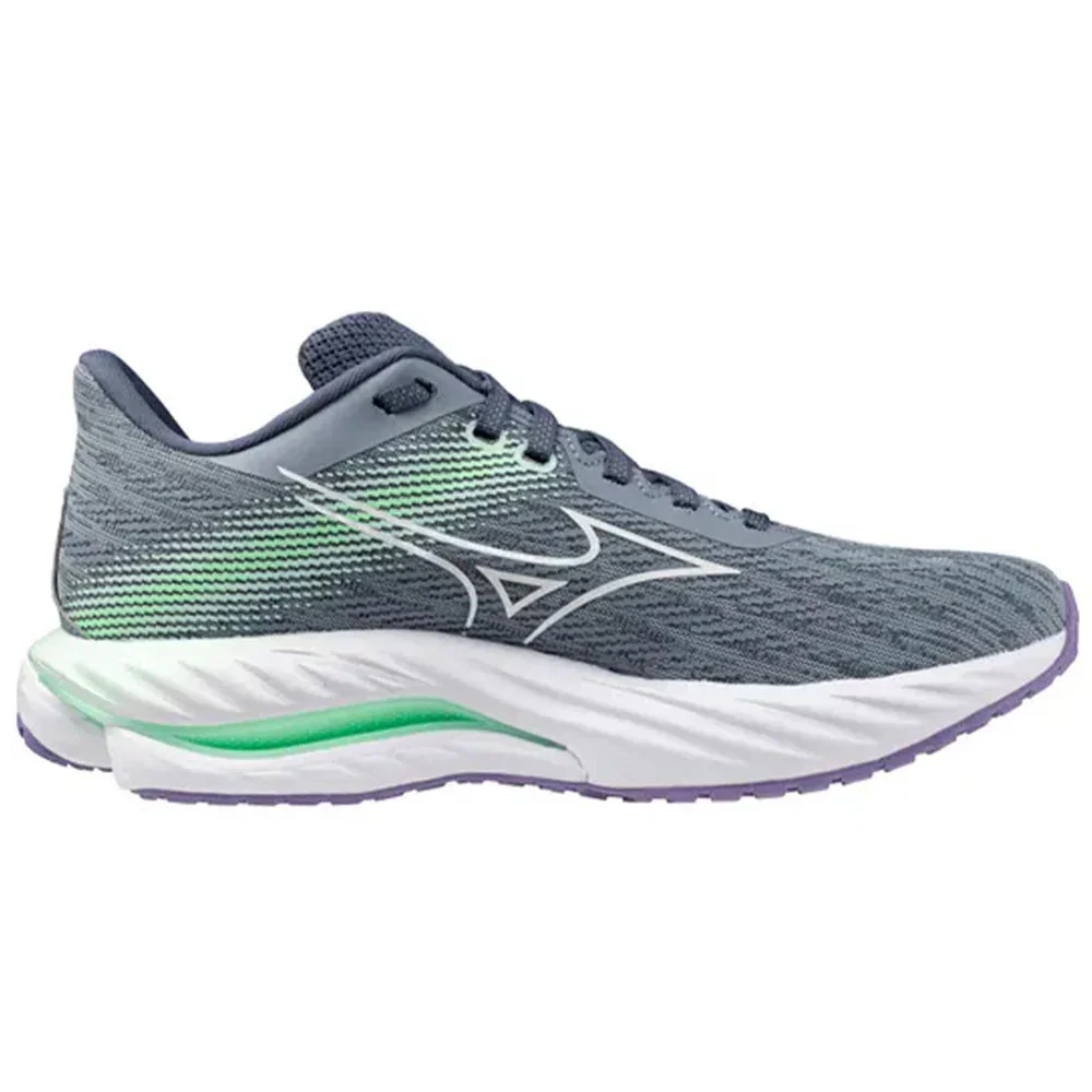 Women's Mizuno Wave Inspire 21, Tradewinds/White, 7.5 B Medium