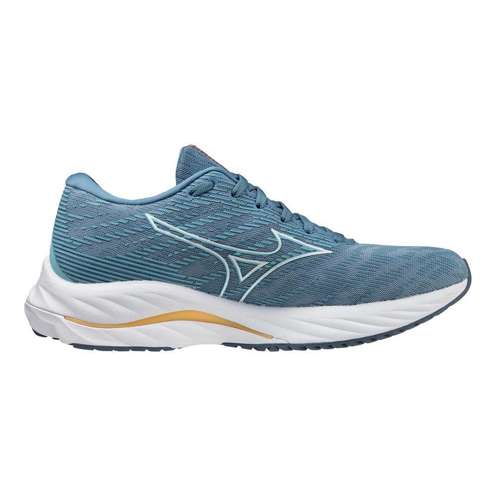 Women's Mizuno Wave Rider 26, Mountain Spring/White, 8.5 D Wide
