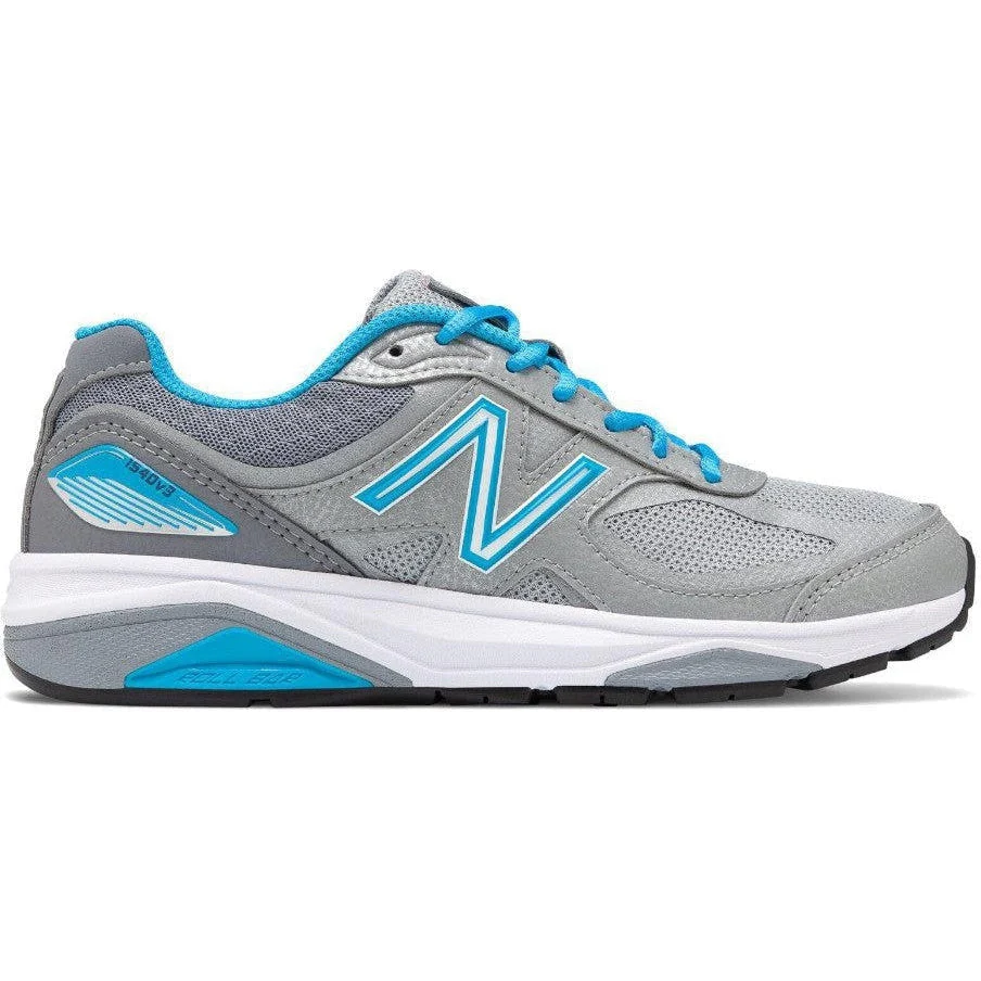 Women's New Balance 1540v3, Silver/Polaris, 7 B Medium