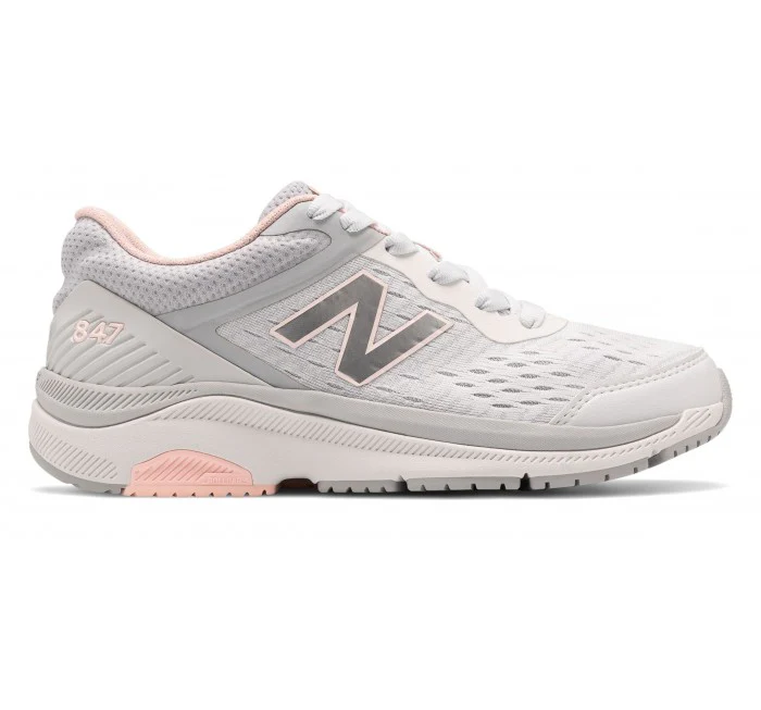 Women's New Balance 847v4, Arctic Fox/Silver Mink/Peach Soda, 9.5 D Wide