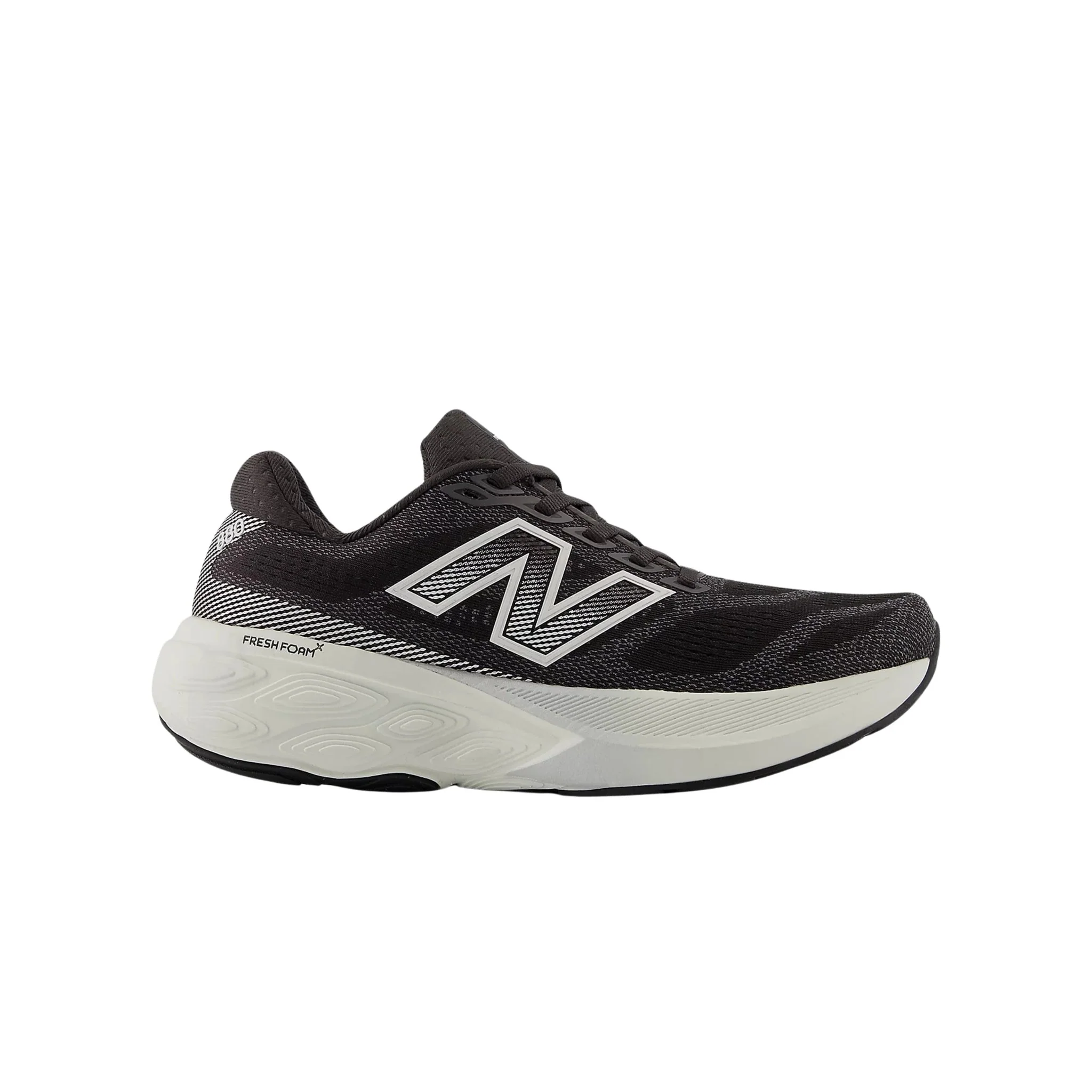 Women's New Balance 880v15, Black/Cement/Sea Salt/Silver Metallic, 8.5 2E Extra Wide