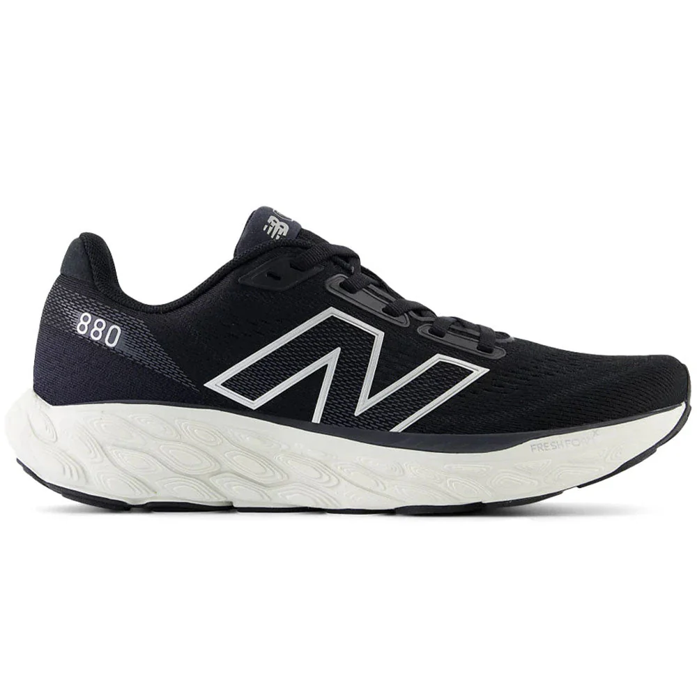Women's New Balance Fresh Foam X 880v14, Black/Sea Salt, 10.5 D Wide