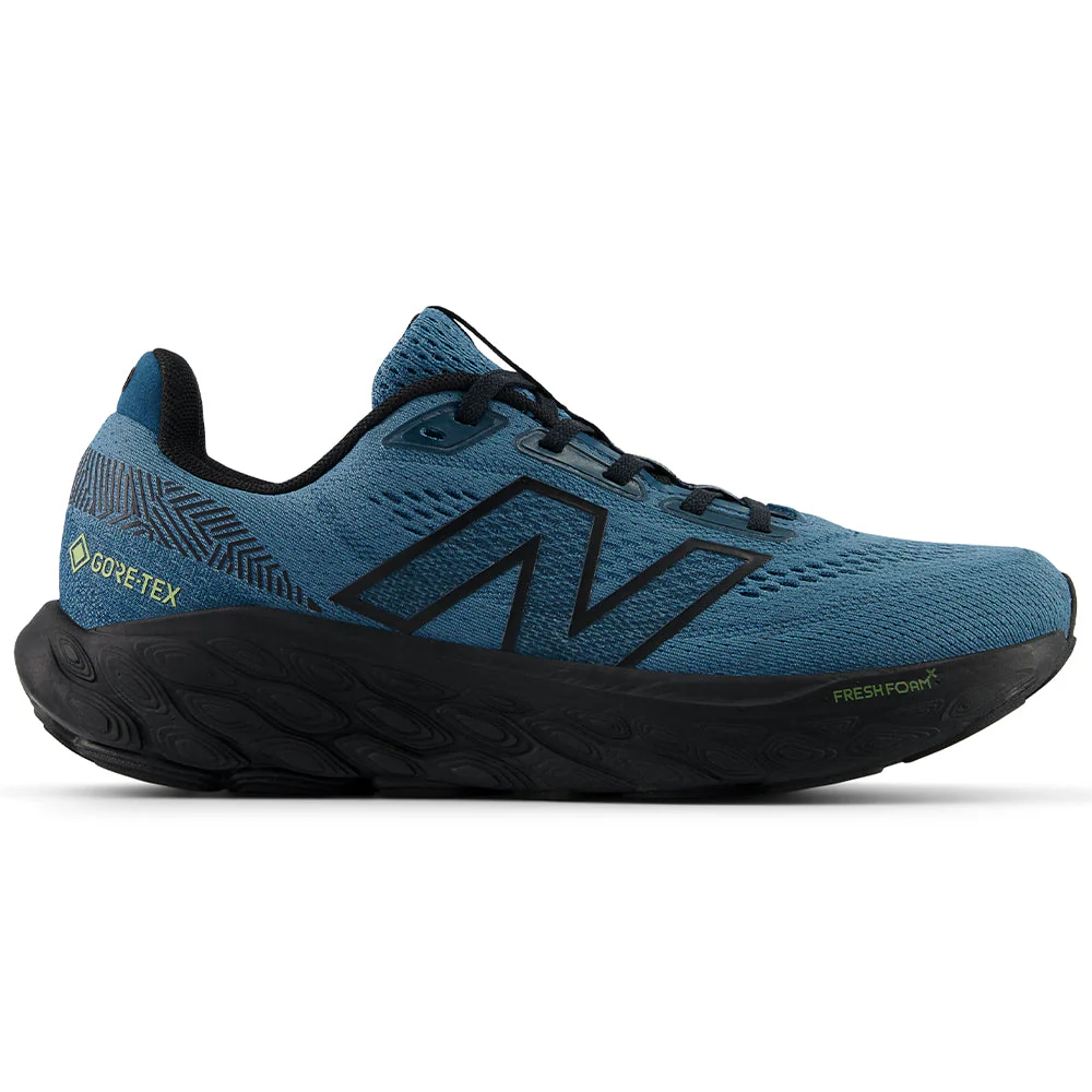 Women's New Balance Fresh Foam X 880v14 GTX, Terrarium/Black/Deep Sea, 8.5 B Medium