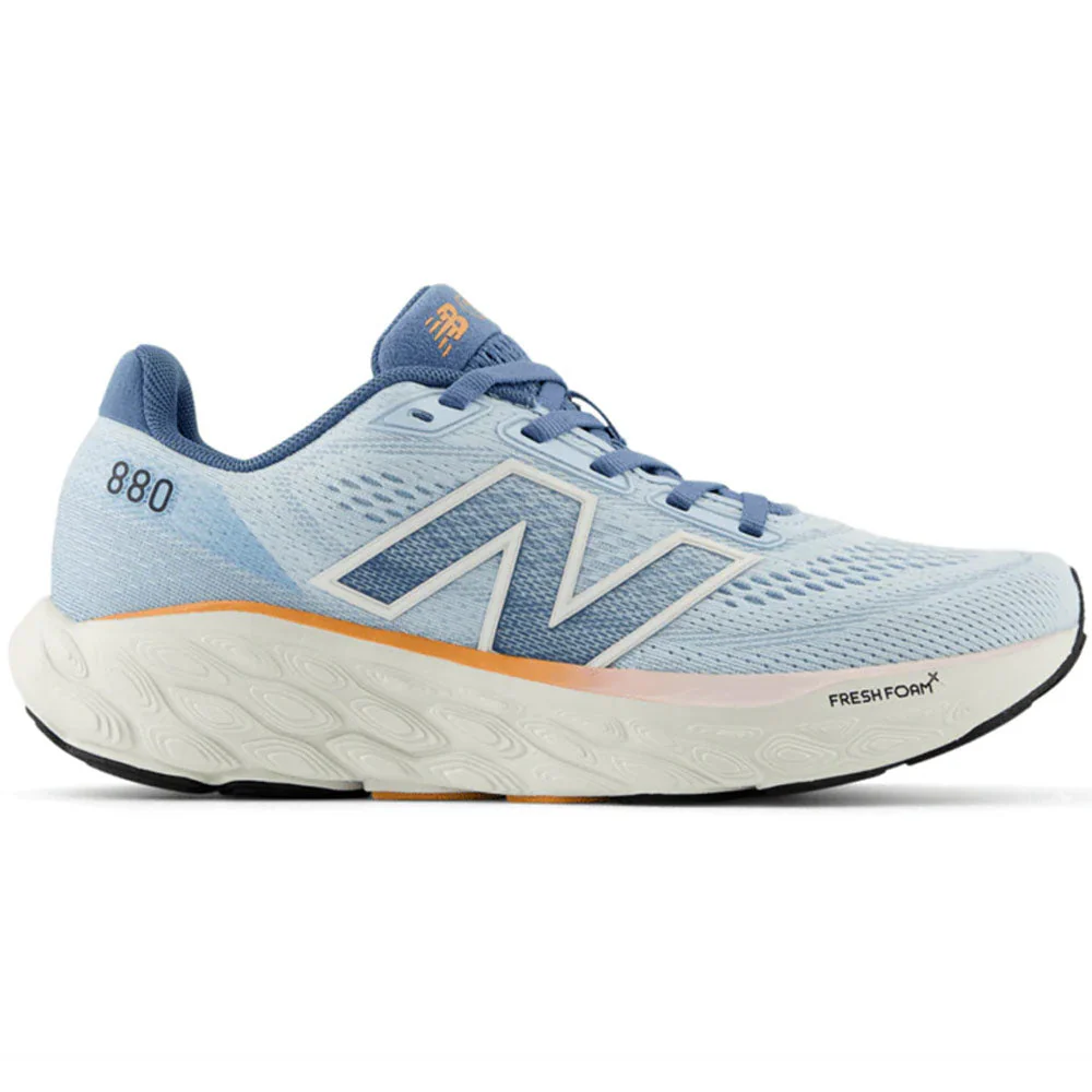 Women's New Balance Fresh Foam X 880v14, Quarry Blue/Sea Salt/Heron Blue, 8.5 B Medium