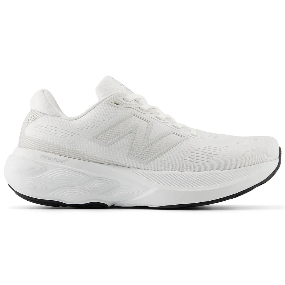 Women's New Balance Fresh Foam X 880v15, White/Sea Salt/Black, 7.5 B Medium