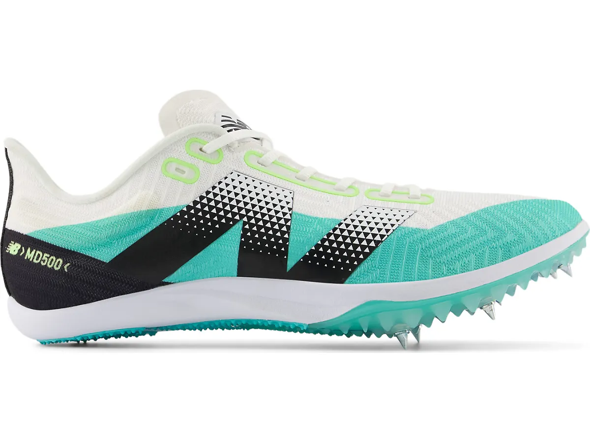 Women's New Balance FuelCell MD500 v9, Cyber Jade/White, 8 B Medium