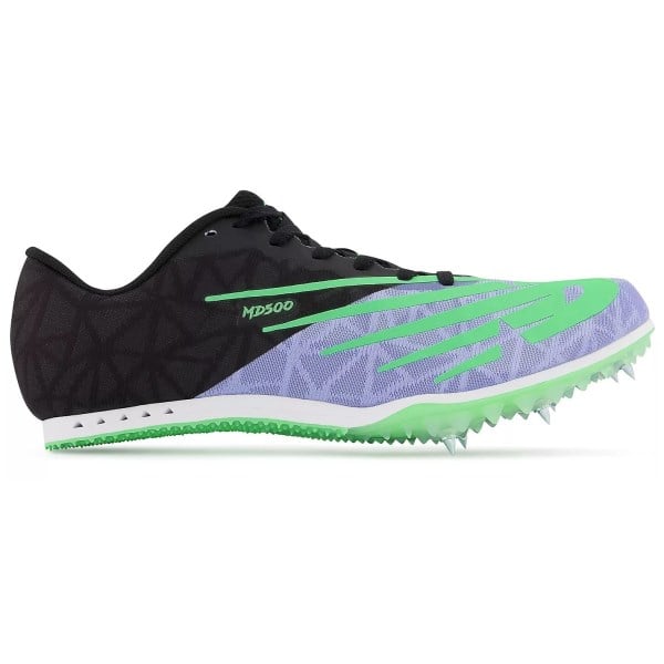 Women's New Balance MD500v8, Vibrant Violet/Black, 5.5 B Medium
