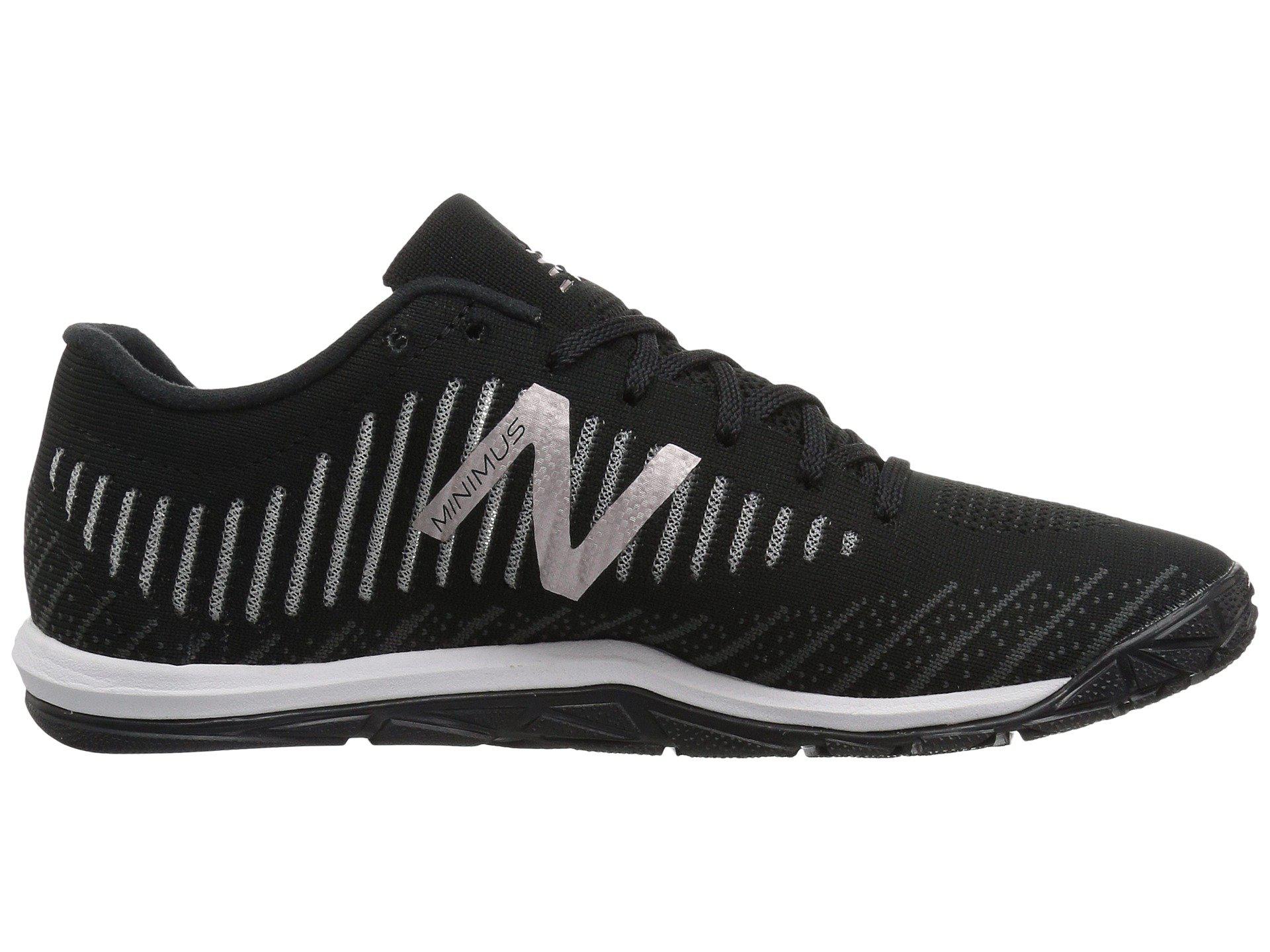 Women's New Balance Minimus 20v7, Black/Phantom/Champagne Metallic, 7.5 B Medium