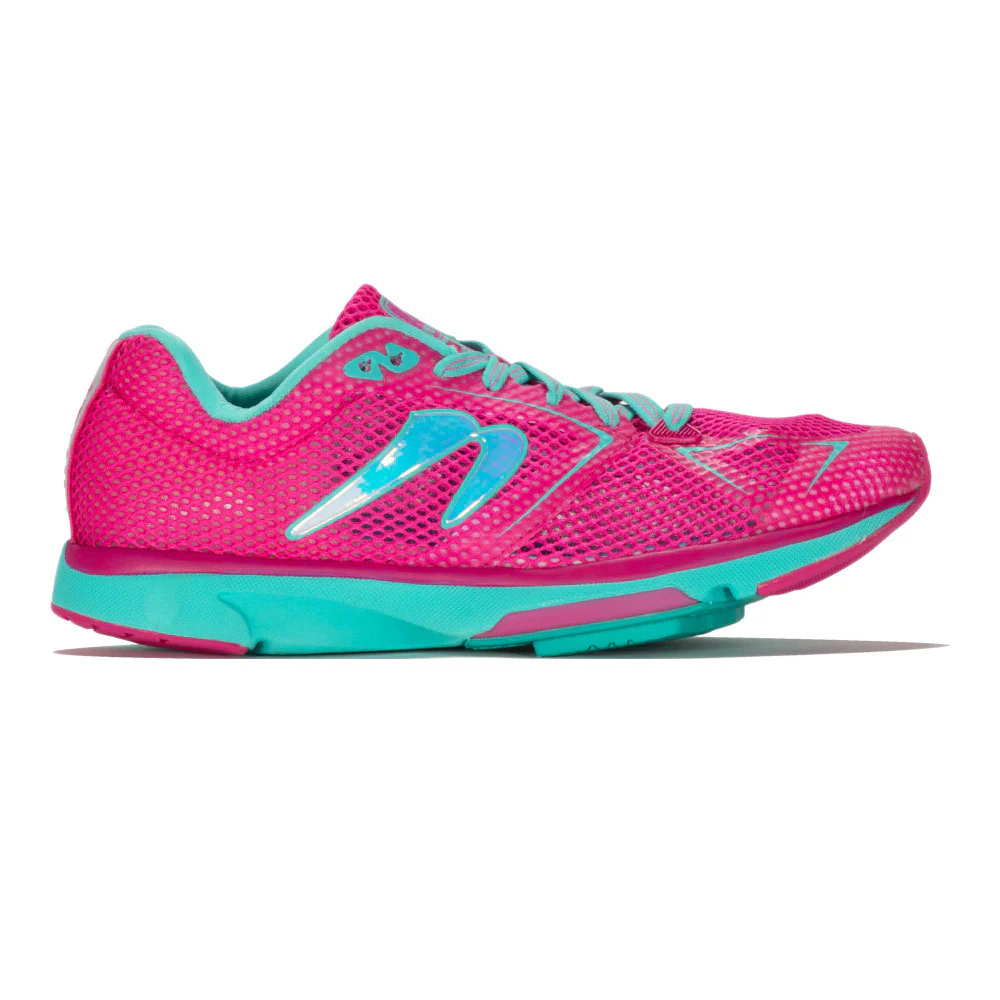 Women's Newton Running Distance 11, Pink/Turquoise, 5 B Medium