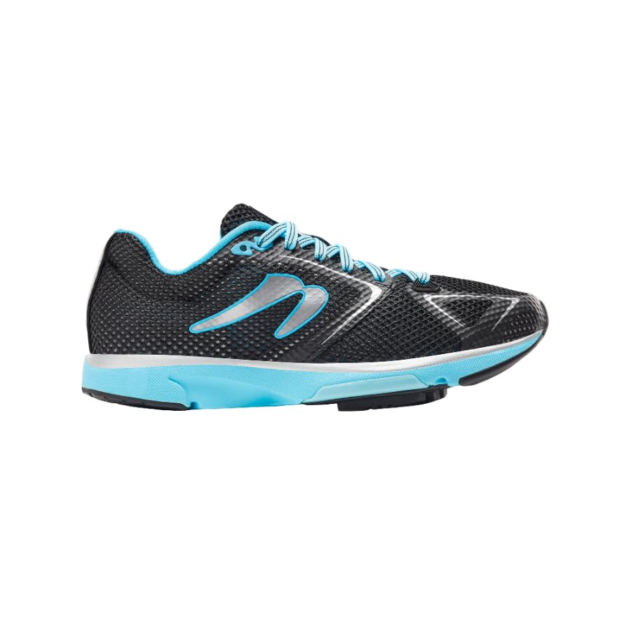 Women's Newton Running Distance 12 Black/Aqua, 6 B Medium