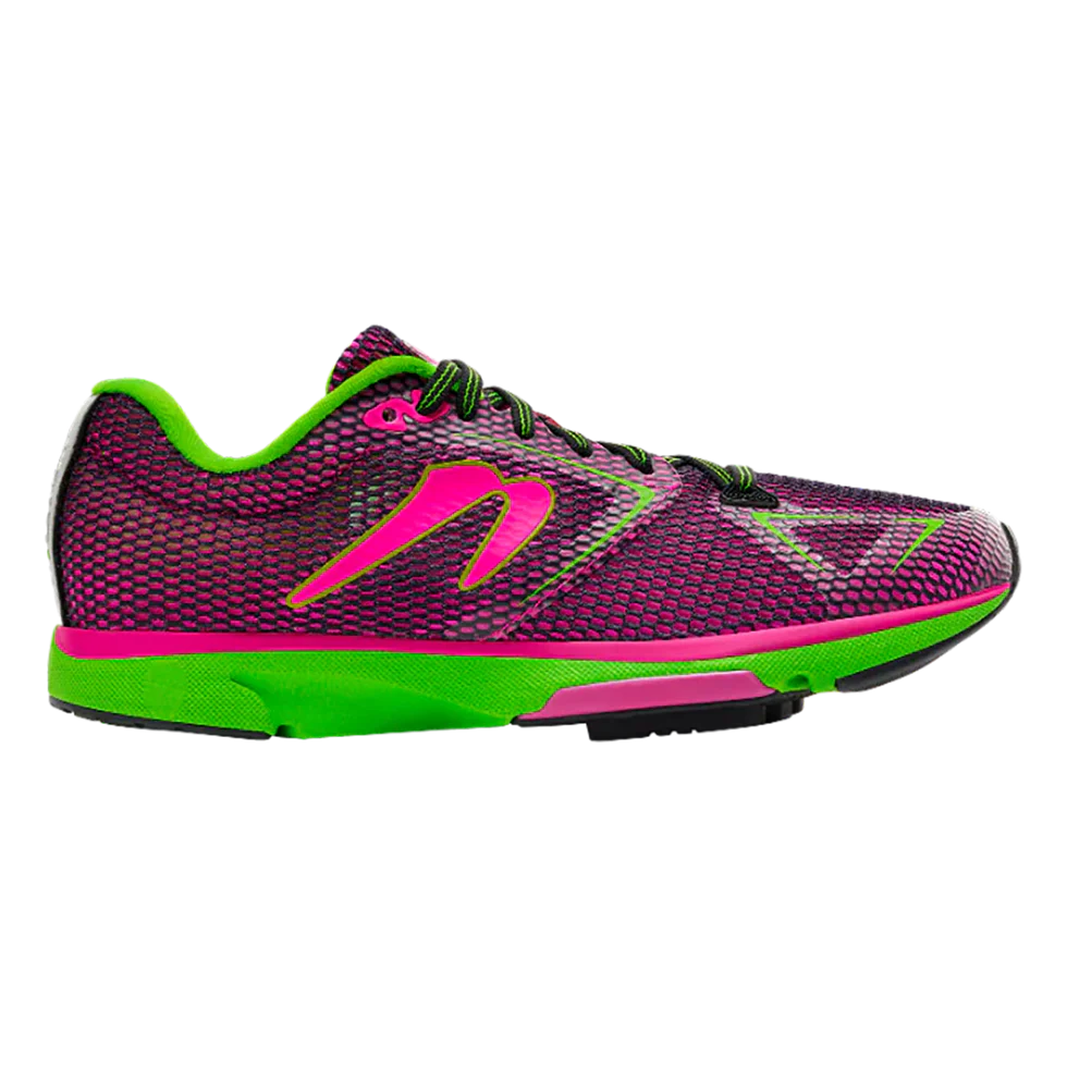 Women's Newton Running Distance S 12, Plum/Green, 12 B Medium