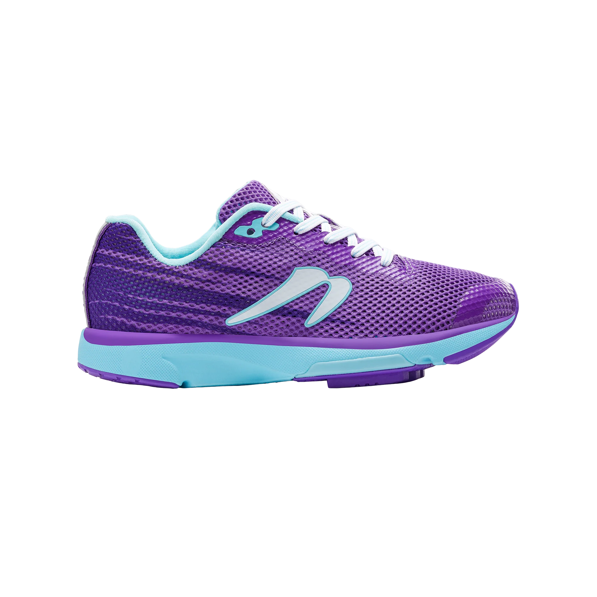 Women's Newton Running Distance S 13, Purple/Aqua, 5 B Medium