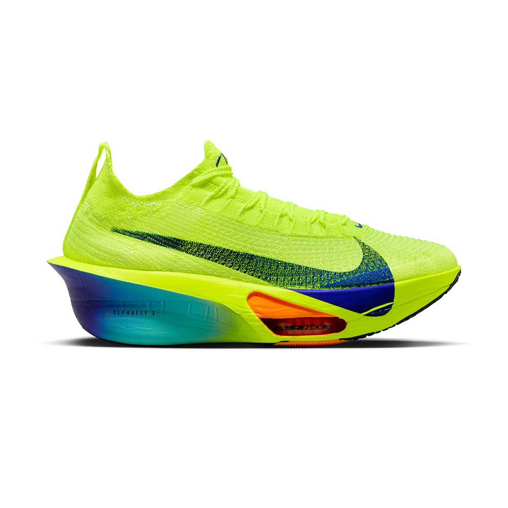 Women's Nike Air Zoom Alphafly NEXT% 3, Volt/Concord-Dusty Cactus, 7.5 B Medium