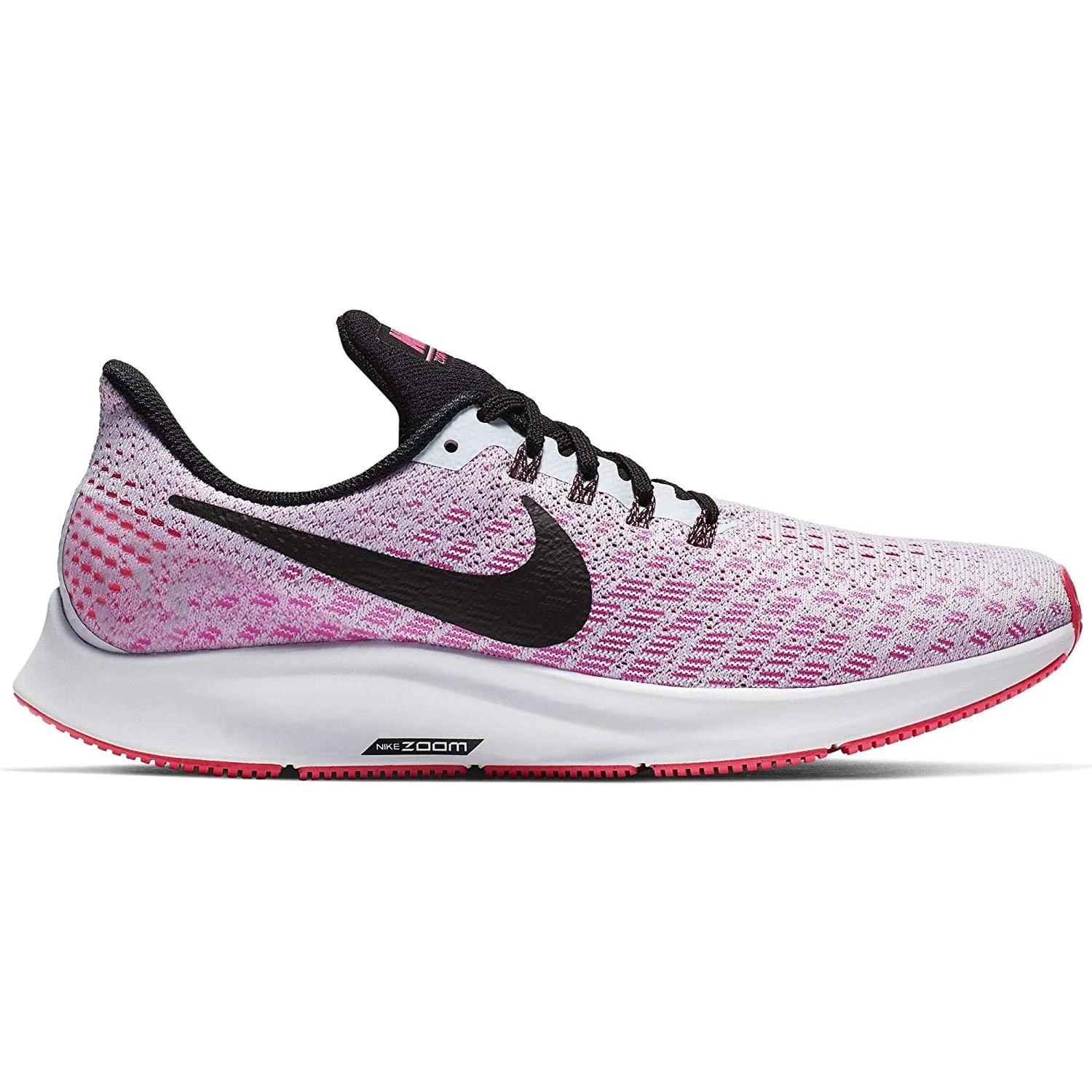 Women's Nike Pegasus 35, Half Blue/Black-Hyper Pink, 9 B Medium