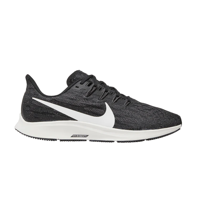 Women's Nike Pegasus 36, Black/White-Thunder Grey, 10.5 B Medium