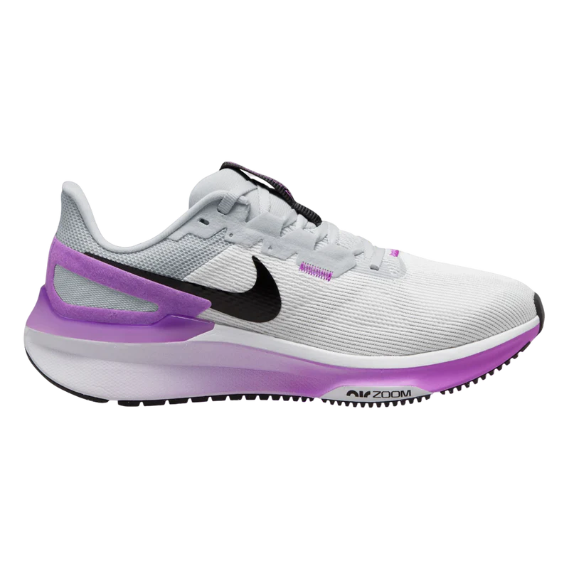 Women's Nike Structure 25, White/Black-Pure Platinum, 9 B Medium