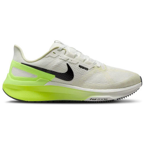 Women's Nike Structure 25, Summit White/Black-Volt, 6.5 B Medium
