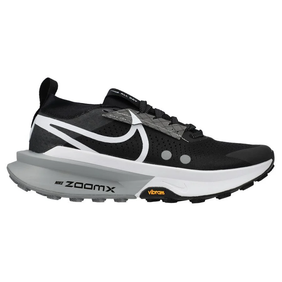 Women's Nike ZoomX Zegama Trail 2, Black/White-Wolf Grey, 6.5 B Medium