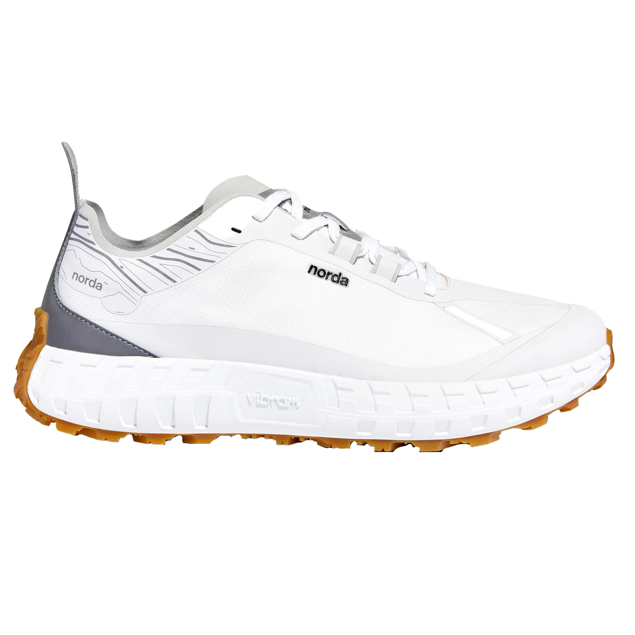 Women's Norda 001, White/Gum, 8.5 B Medium