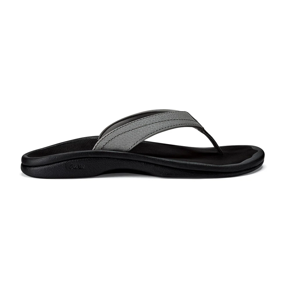 Women's Olukai Ohana, Charcoal/Onyx, 10 B Medium