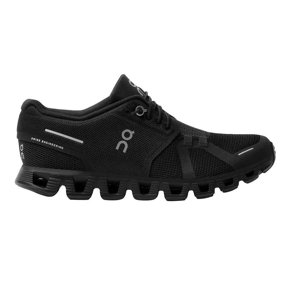 Women's On Cloud 5, All Black, 10.5 B Medium