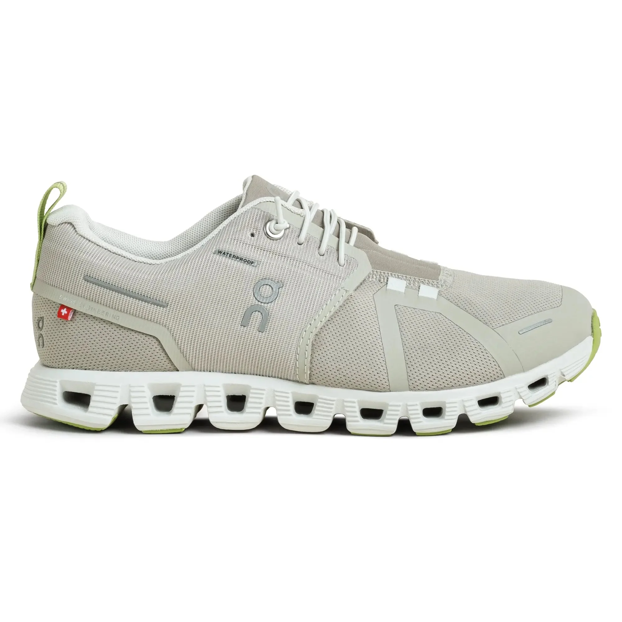 Women's On Cloud 5 Waterproof, Chalk/Ice, 8 B Medium