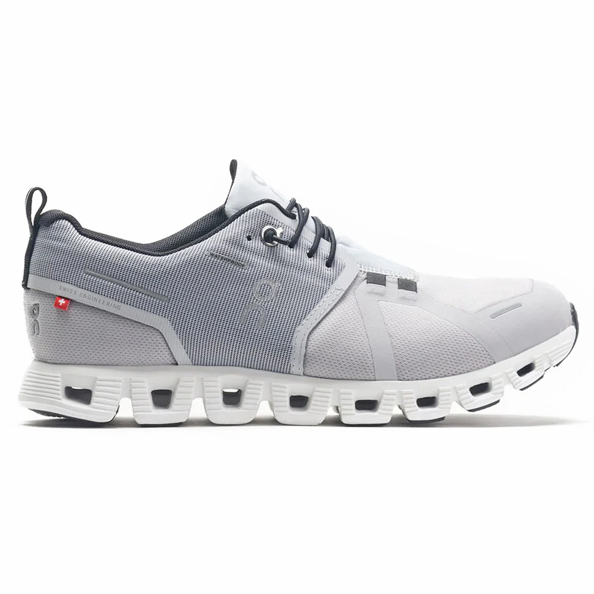 Women's On Cloud 5 Waterproof, Glacier/White, 10.5 B Medium