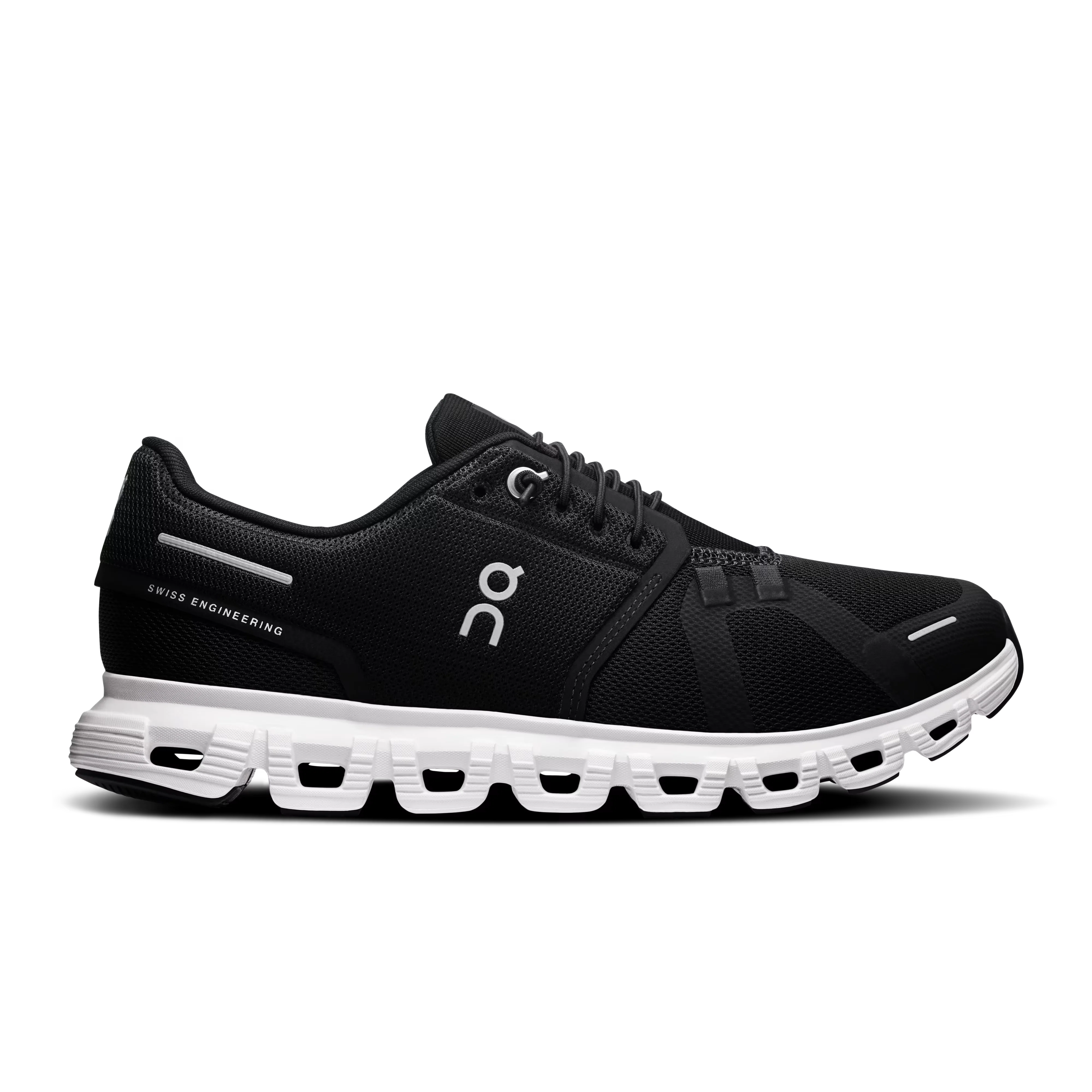 Women's On Cloud 6, Black/White, 5.5 B Medium