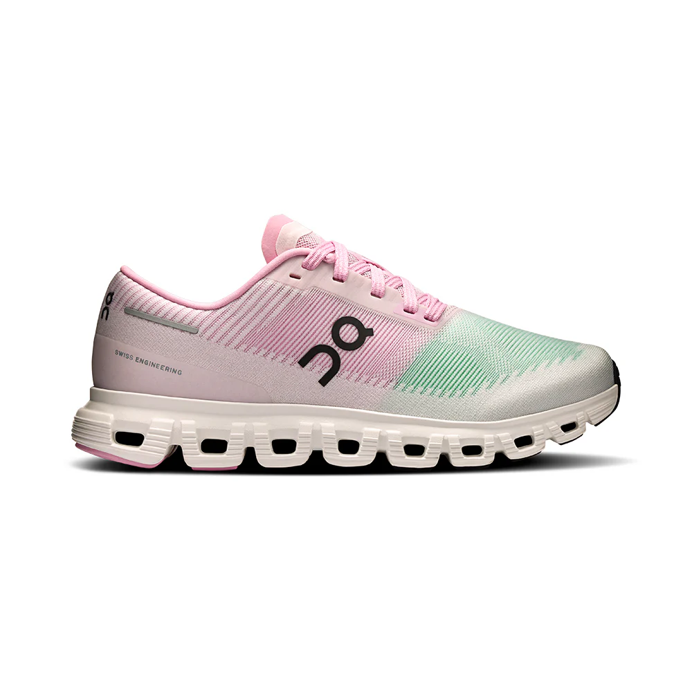 Women's On Cloud 6 Push, Honeydew/Petal, 8 B Medium