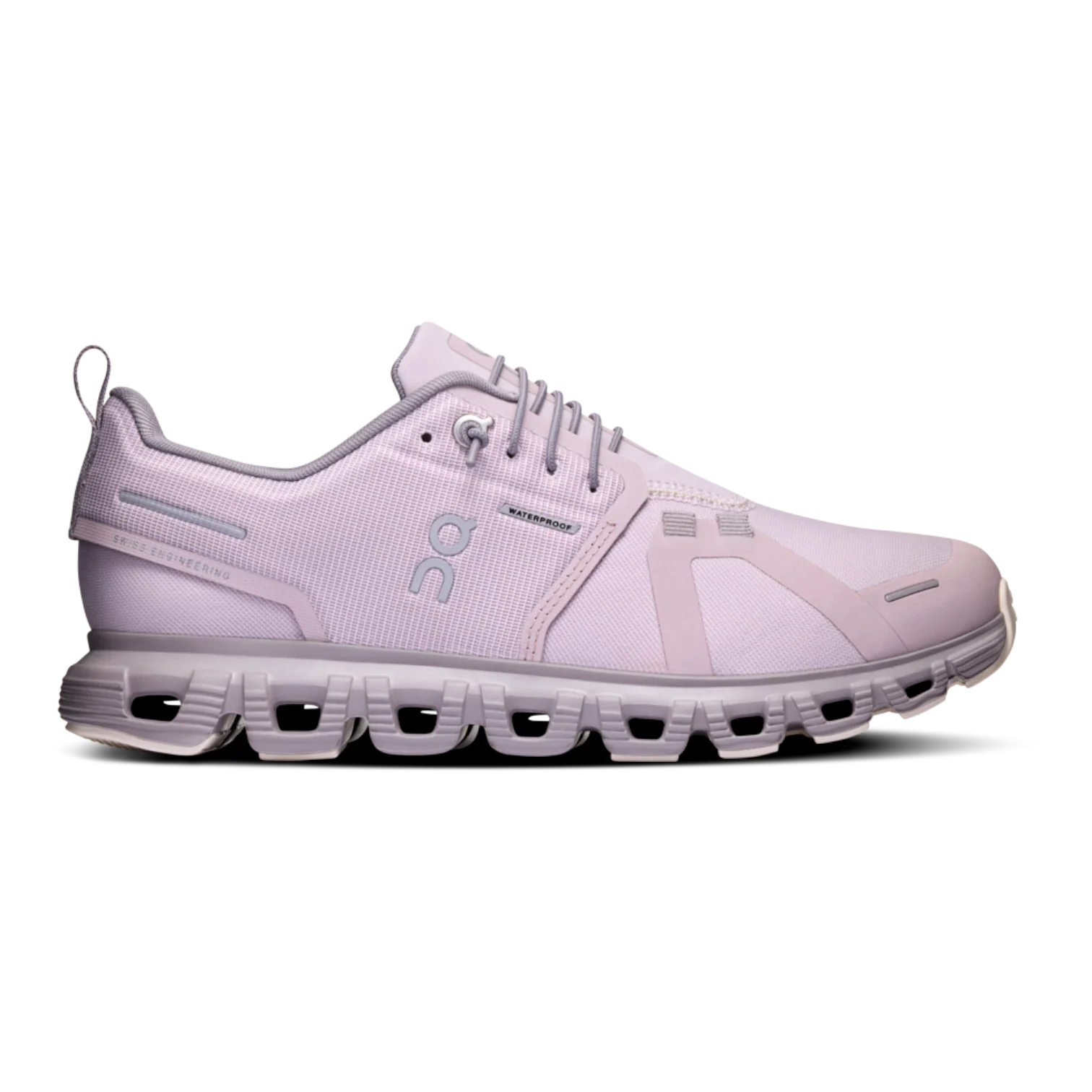 Women's On Cloud 6 Waterproof, Mauve/Zinc, 6.5 B Medium
