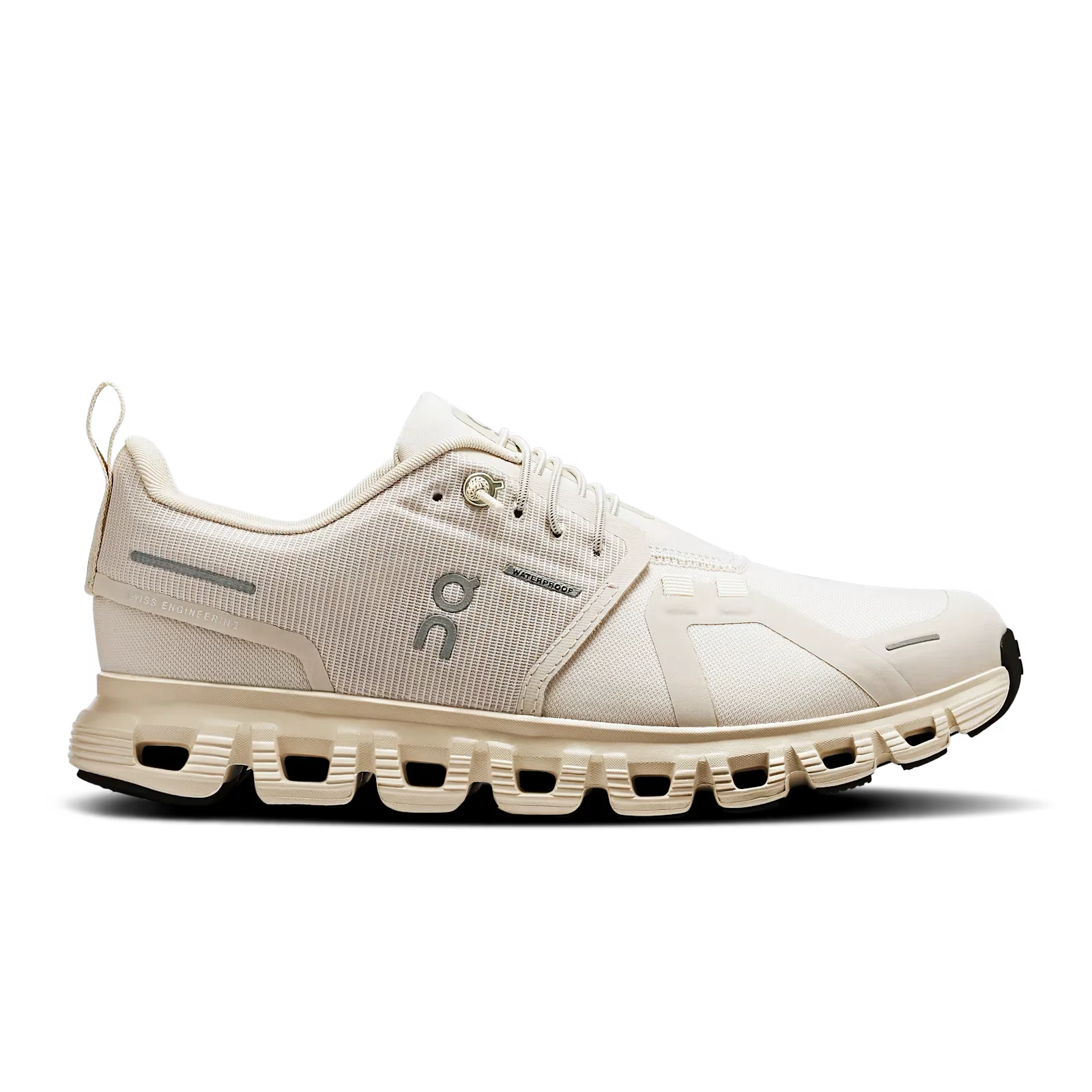 Women's On Cloud 6 Waterproof, Pearl/Cream, 9 B Medium
