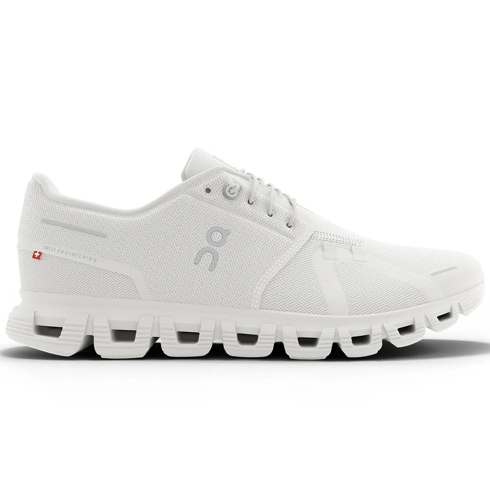 Women's On Cloud 6, White/White, 9.5 B Medium