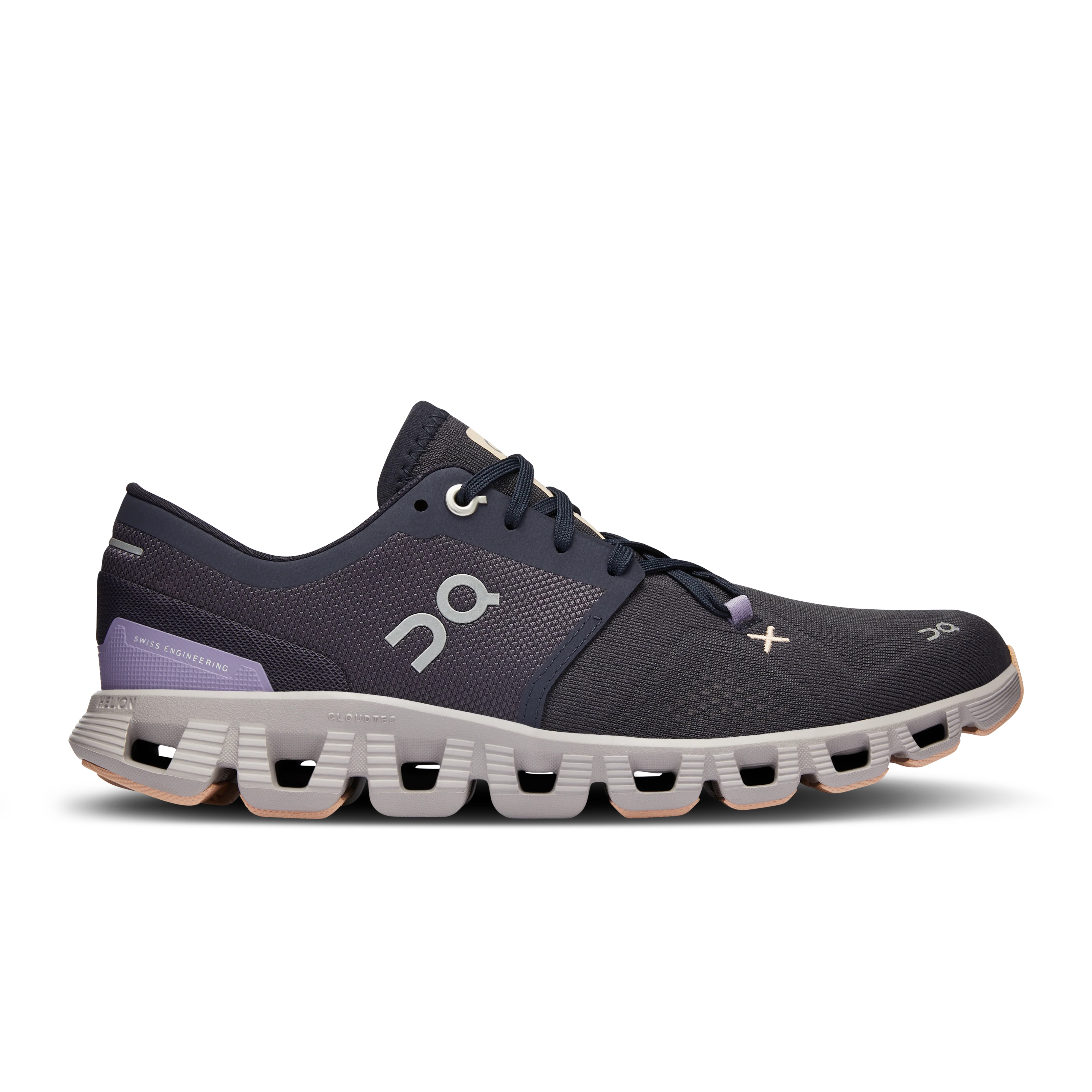 Women's On Cloud X 3, Iron/Fade, 6.5 B Medium