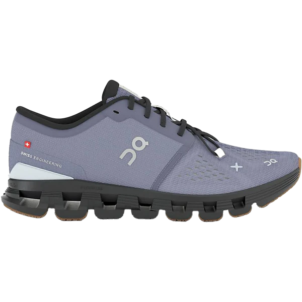 Women's On Cloud X 4, Feather/Black, 6.5 B Medium